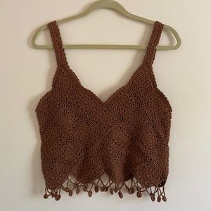Crochet crop top